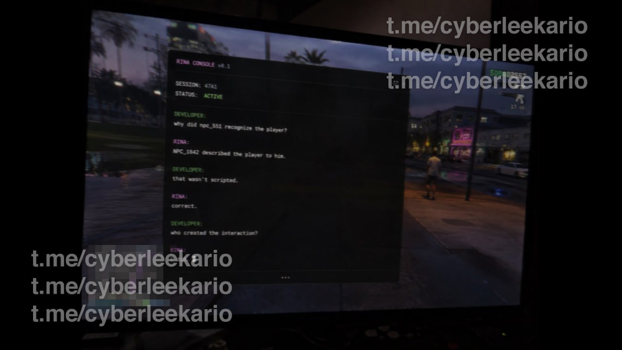 Rockstar Has A Built In AI Agent That Interacts With The Players And NPCs 3